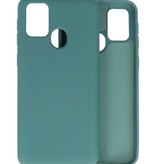 Carcasa de TPU en color de moda para Samsung Galaxy M21 / M21s D. Verde