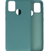 Mode Farbe TPU Fall Samsung Galaxy M21 / M21s D. Grün