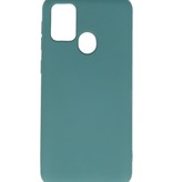 Carcasa de TPU en color de moda para Samsung Galaxy M21 / M21s D. Verde