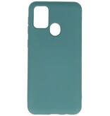 Fashion Color TPU Cover Samsung Galaxy M21 / M21s D. Grøn