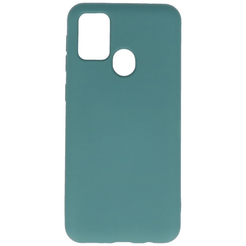Fashion Color TPU Case Samsung Galaxy M21 / M21s D. Green