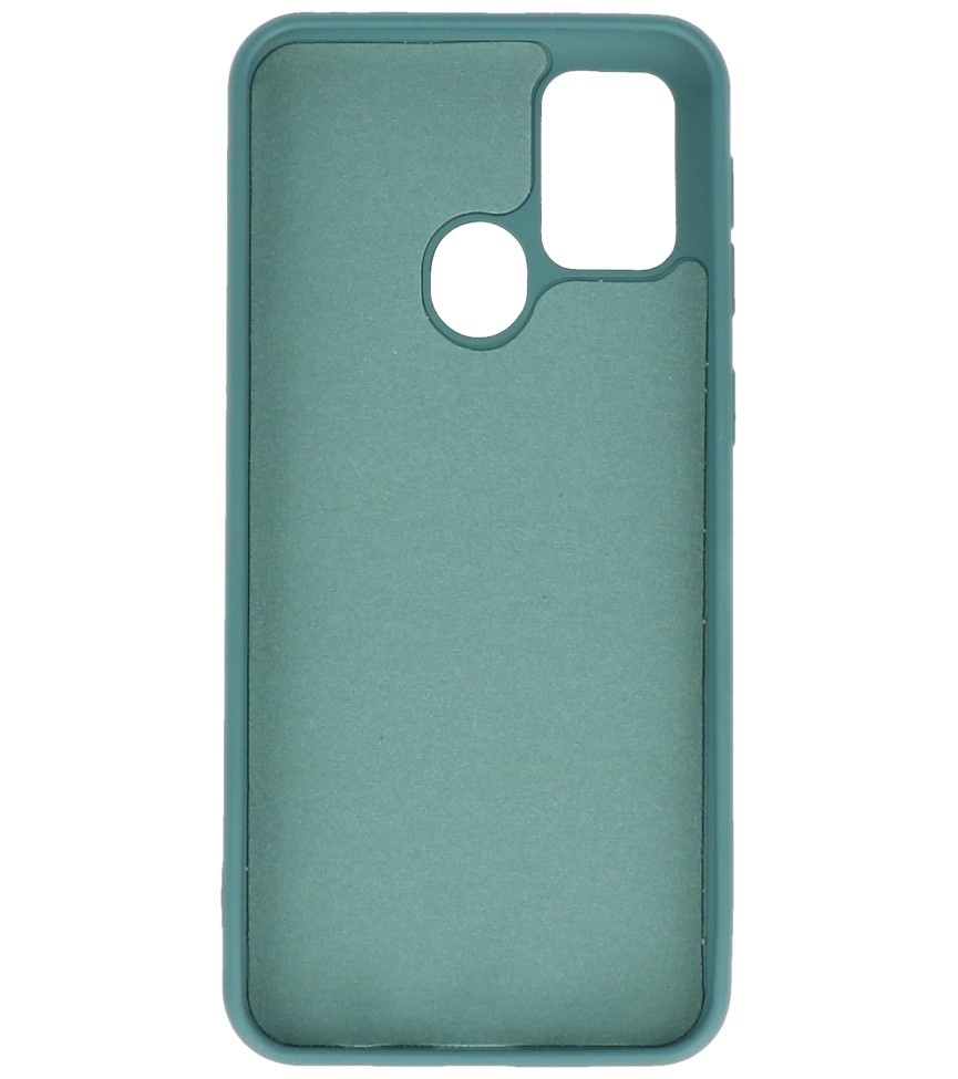 Mode Farbe TPU Fall Samsung Galaxy M21 / M21s D. Grün