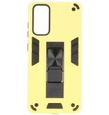 Stand Hardcase Backcover for Samsung Galaxy S20 FE Yellow