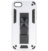 Stand Hardcase Backcover für iPhone SE 2020/8/7 Silber