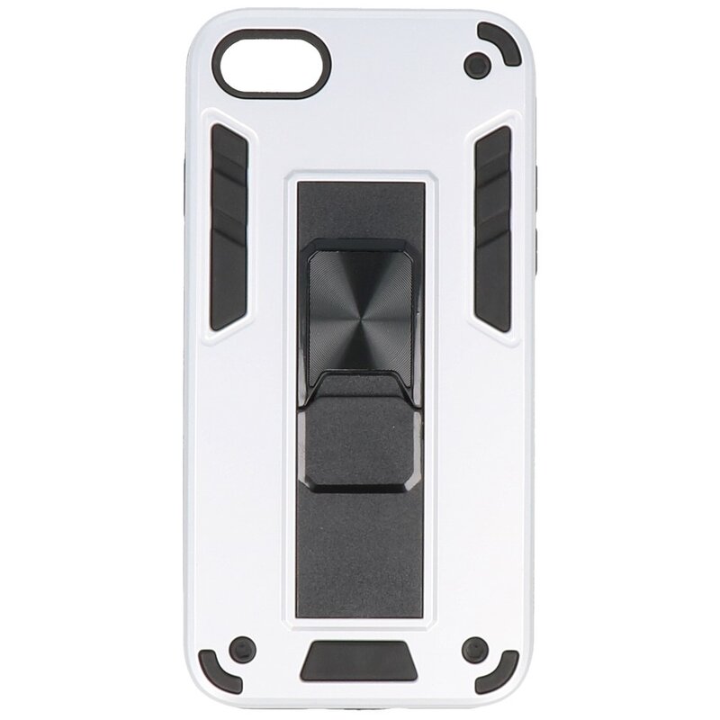 Coque Rigide Stand pour iPhone SE 2020/8/7 Argent