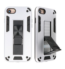 Stand Hardcase Backcover für iPhone SE 2020/8/7 Silber