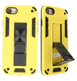 Bagcover til stativ Hardcase til iPhone SE 2020/8/7 gul