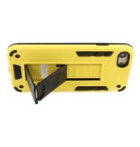 Stand Hardcase Backcover voor iPhone SE 2020 / 8 / 7 Geel
