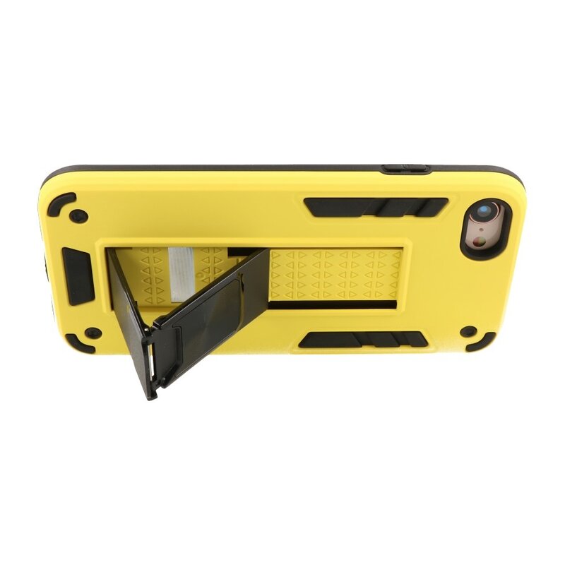 Stand Hardcase Backcover für iPhone SE 2020/8/7 Gelb