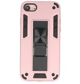 Carcasa trasera rígida Stand para iPhone SE 2020/8/7 Rosa