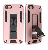Carcasa trasera rígida Stand para iPhone SE 2020/8/7 Rosa
