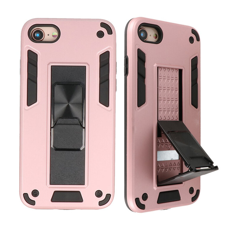 Stand Hardcase Backcover til iPhone SE 2020/8/7 Pink