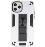 Stand Hardcase Backcover for iPhone 11 Pro Silver