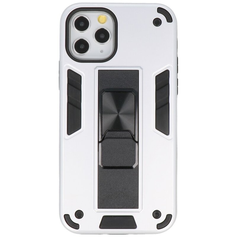 Stand Hardcase Backcover für iPhone 11 Pro Silver