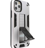 Stand Hardcase Backcover für iPhone 11 Pro Silver