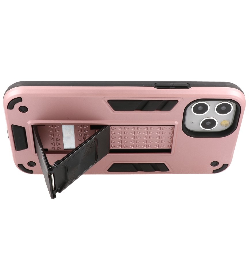 Stand Hardcase Backcover voor iPhone 11 Pro Roze