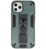 Stand Hardcase Backcover pour iPhone 11 Pro Vert foncé
