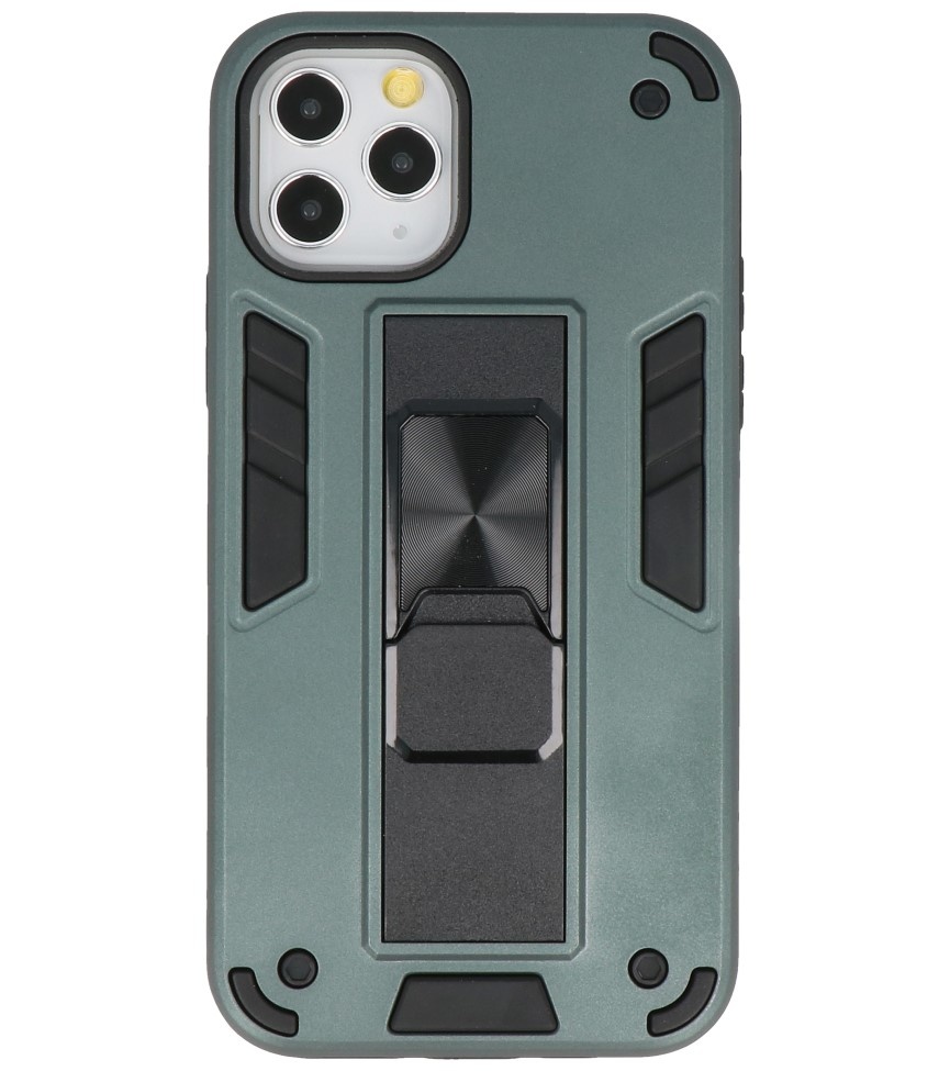 Stand Hardcase Backcover für iPhone 11 Pro Dunkelgrün