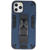 Carcasa trasera rígida Stand para iPhone 11 Pro Max Azul marino