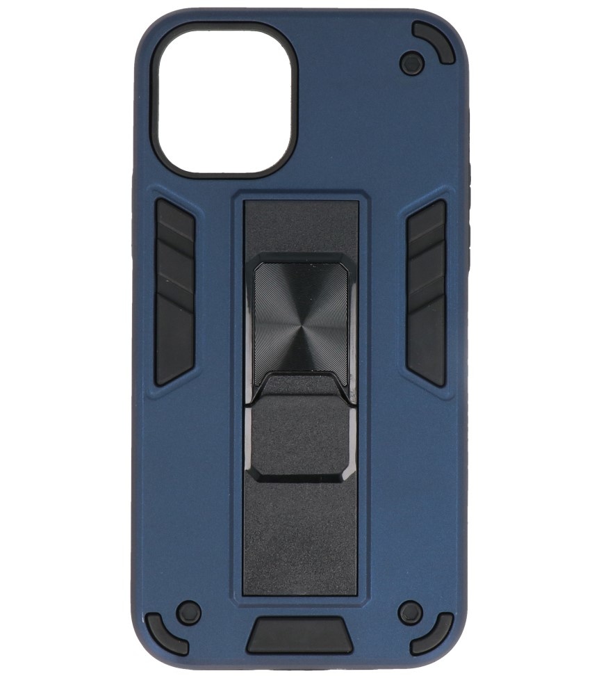 Carcasa trasera rígida Stand para iPhone 11 Pro Max Azul marino