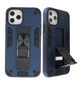 Carcasa trasera rígida Stand para iPhone 11 Pro Max Azul marino