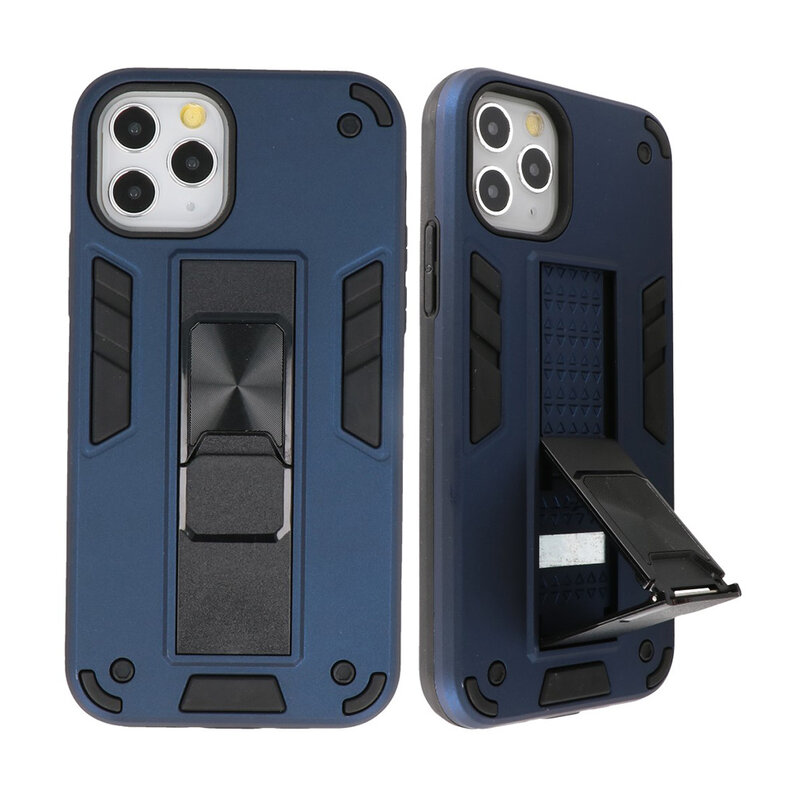 Stand Hardcase Backcover for iPhone 11 Pro Max Navy