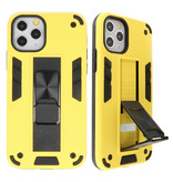 Stand Hardcase Backcover für iPhone 11 Pro Max Gelb