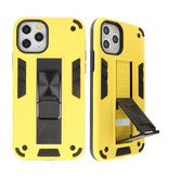Stand Hardcase Backcover for iPhone 11 Pro Max Yellow