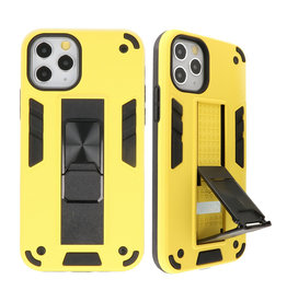 Stand Hardcase Backcover für iPhone 11 Pro Max Gelb