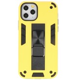 Stand Hardcase Backcover voor iPhone 11 Pro Max Geel