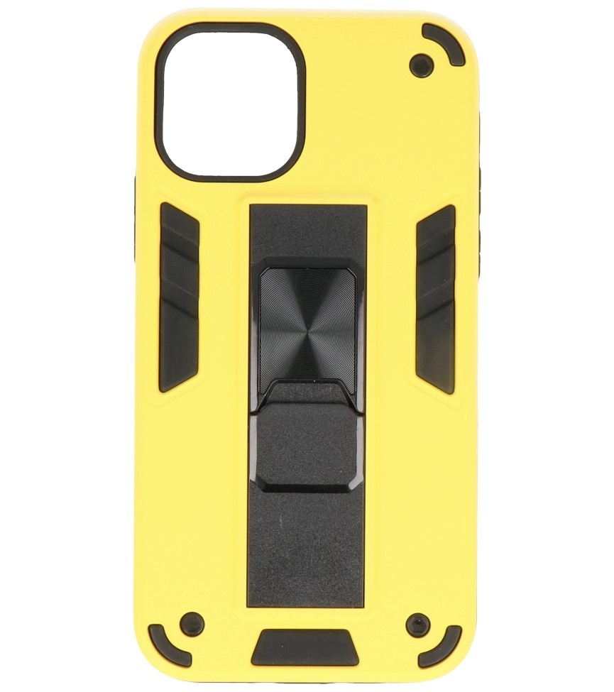 Stand Hardcase Backcover für iPhone 11 Pro Max Gelb