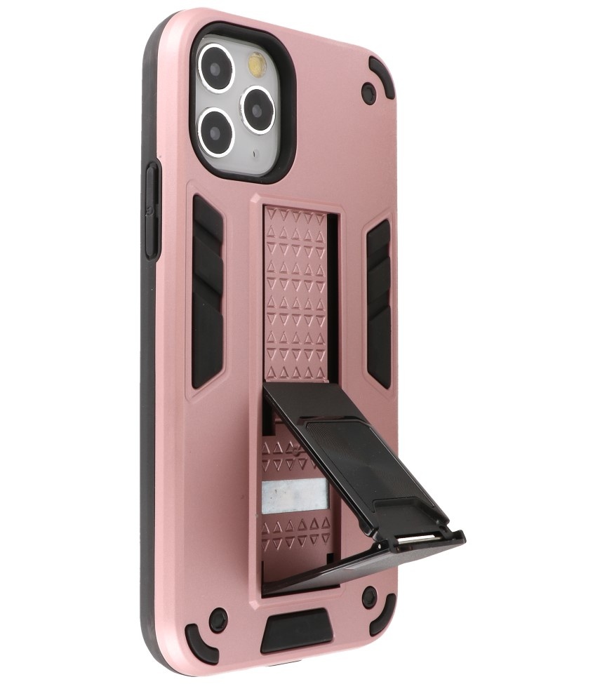 Stand Hardcase Backcover voor iPhone 11 Pro Max Roze