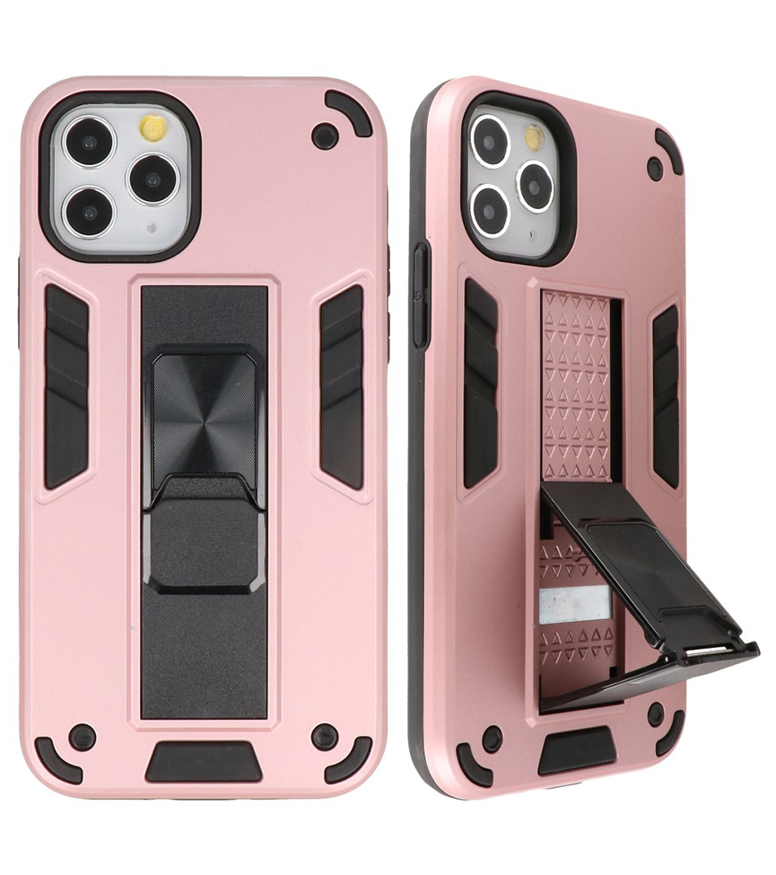 Bagcover til stativ Hardcase til iPhone 11 Pro Max Pink