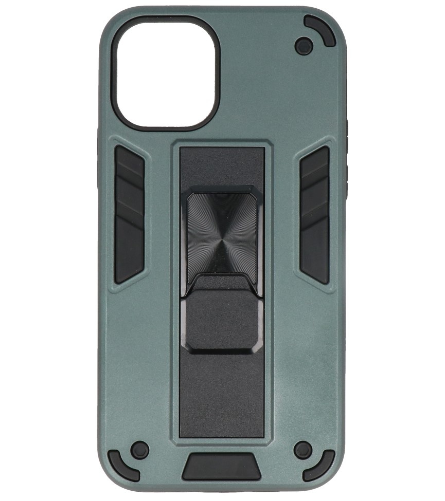 Bagcover til stativ Hardcase til iPhone 11 Pro Max mørkegrøn