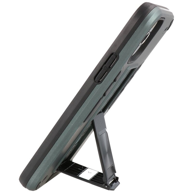 Stand Hardcase Backcover pour iPhone 11 Pro Max vert foncé