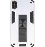 Coque arrière rigide pour iPhone X / Xs Argent