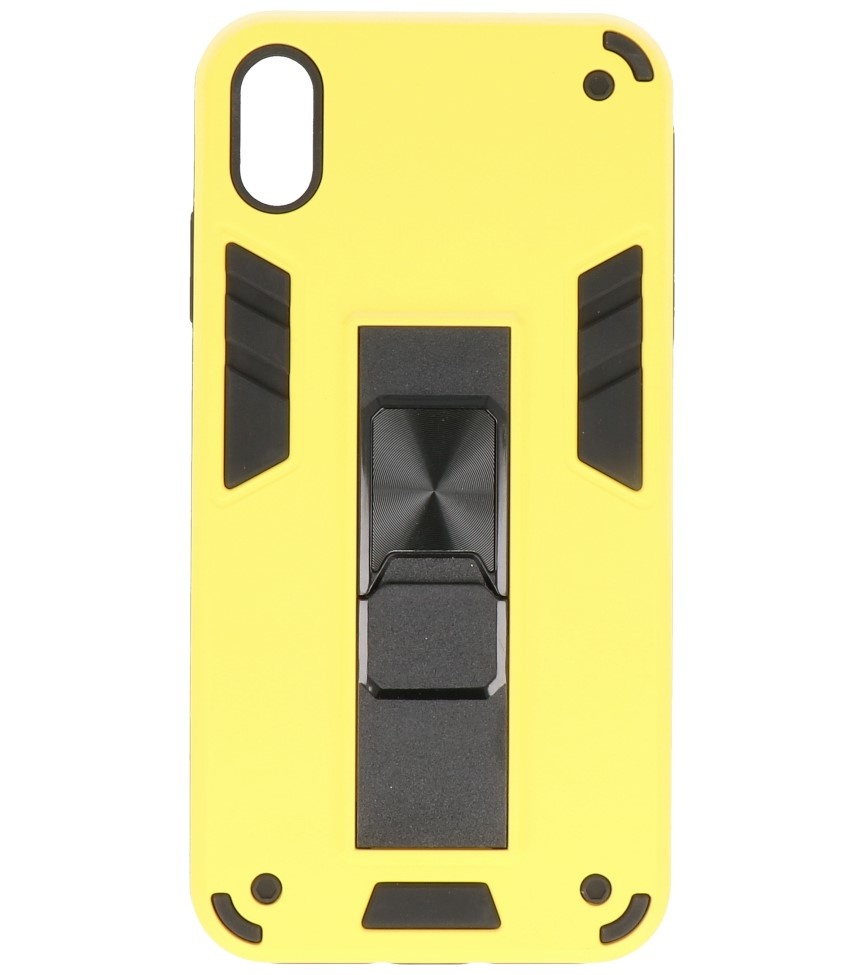 Coque arrière rigide pour iPhone X / Xs jaune