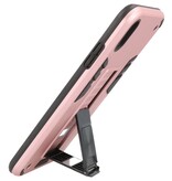 Carcasa trasera rígida Stand para iPhone X / Xs Rosa