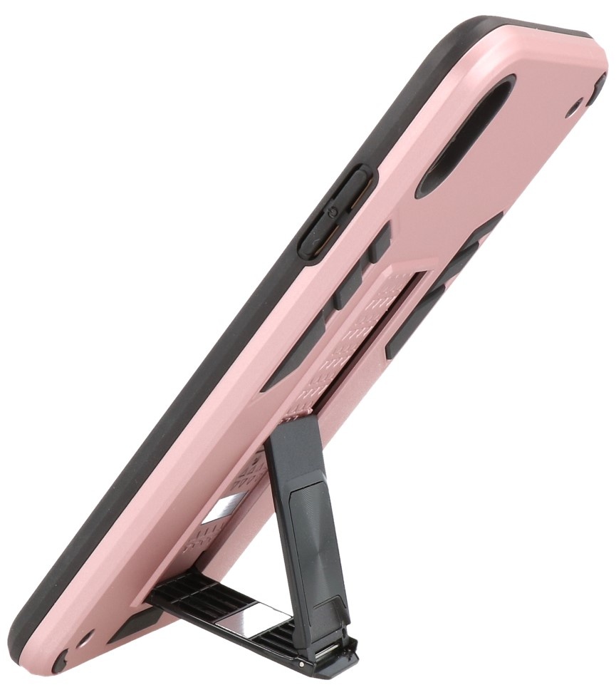 Carcasa trasera rígida Stand para iPhone X / Xs Rosa