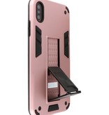 Bagcover til stativ Hardcase til iPhone X / Xs Pink