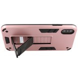 Carcasa trasera rígida Stand para iPhone X / Xs Rosa