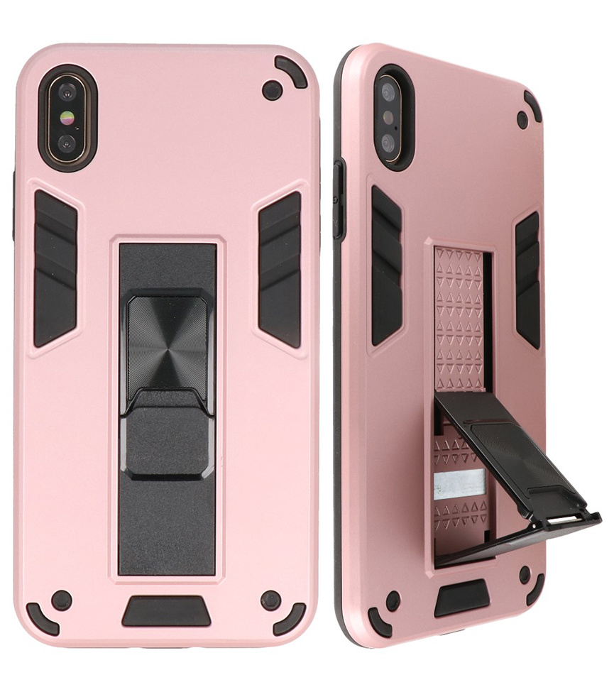 Stand Hardcase Backcover für iPhone X / Xs Pink