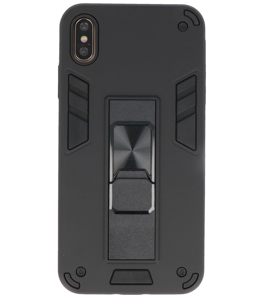 Stand Hardcase Backcover for iPhone Xs Max Black