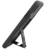 Carcasa trasera rígida Stand para iPhone Xs Max Negro