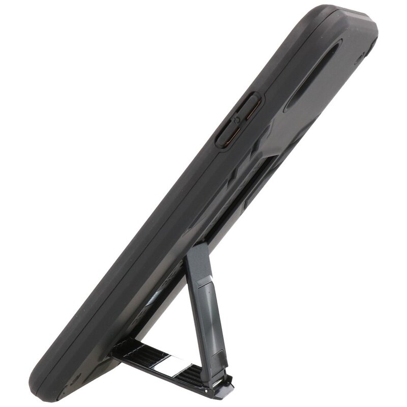 Carcasa trasera rígida Stand para iPhone Xs Max Negro