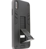 Stand Hardcase Backcover für iPhone Xs Max Black