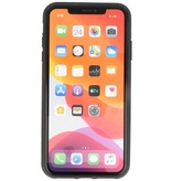 Stand Hardcase Backcover für iPhone Xs Max Silver