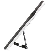 Stand Hardcase Backcover für iPhone Xs Max Silver