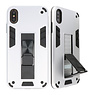Stand Hardcase Backcover for iPhone Xs Max Silver