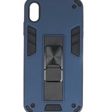 Stand Hardcase Backcover for iPhone Xs Max Navy